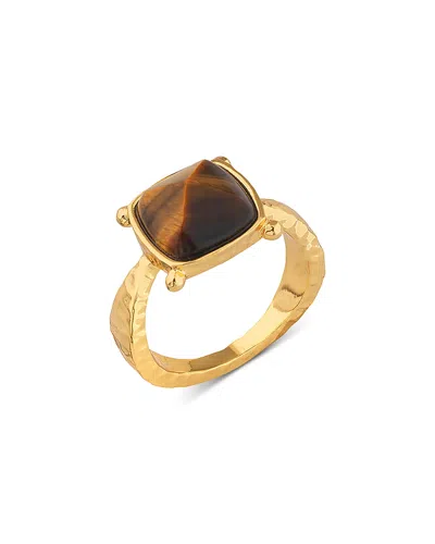 Capucine De Wulf Blue Labradorite Mystic Eye Gem Ring In Multi