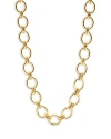 Capucine De Wulf Cleopatra Grande Hammered Link Necklace, 18 In Gold