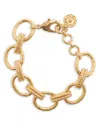 Capucine De Wulf Cleopatra Regal Link Bracelet In 18k Gold Plated In Gold