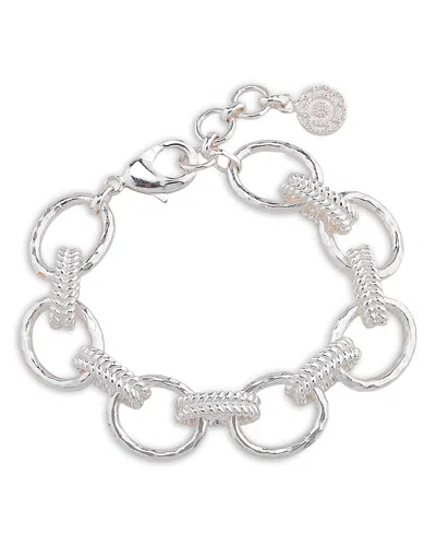 Capucine De Wulf Cleopatra Regal Link Bracelet In 18k Gold Plated In Silver
