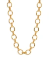 Capucine De Wulf Cleopatra Regal Link Necklace In 18k Gold Plated, 16 In Gold