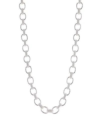 Capucine De Wulf Cleopatra Small Hammered Link Necklace, 16 In Metallic