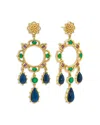 Capucine De Wulf Contessa Belle Nuit Dangle Earrings In Multi