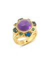 Capucine De Wulf Contessa Belle Nuit Ring In Gold