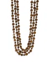 Capucine De Wulf Earth Goddess Triple Strand Bead Necklace, 36 In Natural