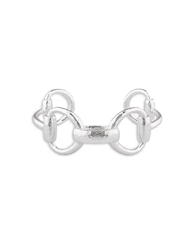 Capucine De Wulf Equestrian Snaffle Bit Cuff Bracelet In Yellow