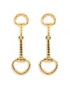 Capucine De Wulf Equestrian Snaffle Bit Earrings In 18k Gold Plated In Gold