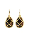 Capucine De Wulf Goddess Tortoise Drop Earrings In Brown/gold