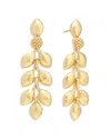 Capucine De Wulf Golden Laurel Dangle Earrings In Gold