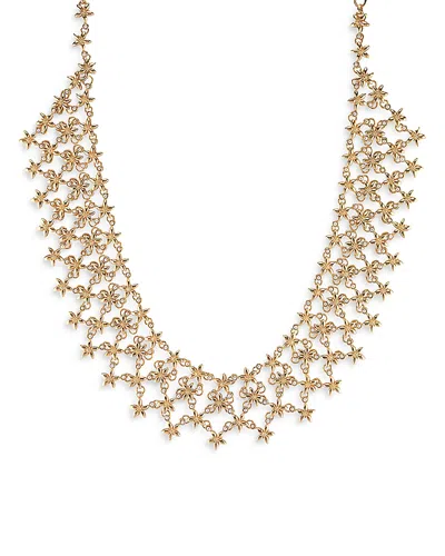 Capucine De Wulf Jasmine Cascade Necklace, 16-18 In Gold