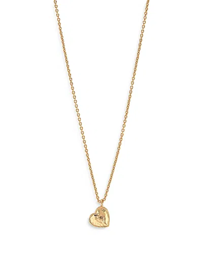 Capucine De Wulf Love Heart Pendant Necklace, 16-18 In Gold