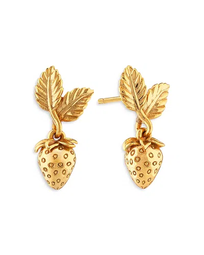 Capucine De Wulf Meadow Berry Drop Earrings In Gold