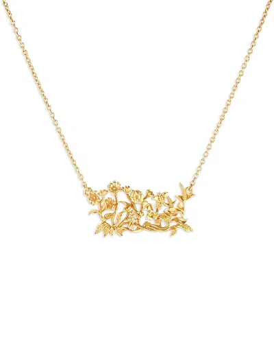 Capucine De Wulf Meadow Cluster Necklace, 16 In Gold