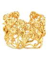 Capucine De Wulf Meadow Wildflower Cuff Bracelet In 18k Gold Plated In Gold