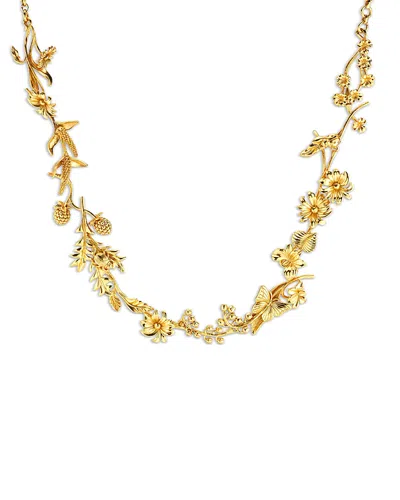 Capucine De Wulf Meadow Wildflower Necklace, 16 In Gold