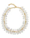 Capucine De Wulf Mermaid Garden Vine Necklace, 17 In White/gold