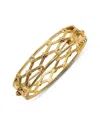 Capucine De Wulf Monique Lattice Bangle Bracelet In 18k Gold Plated In Gold