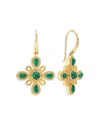Capucine De Wulf Monique Malachite Dangle Earrings In Multi
