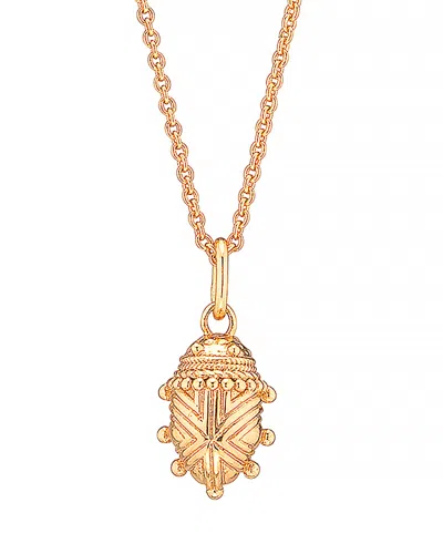 Capucine De Wulf Scarab Petite Pendant Necklace, 16-18 In Gold