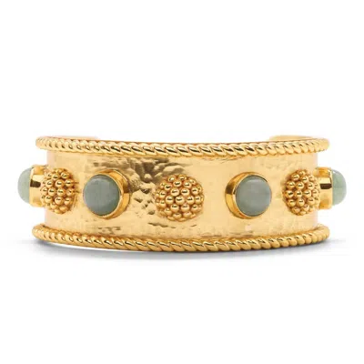 Capucine De Wulf Women's Berry Gem Cuff In Gold/meadow Jade