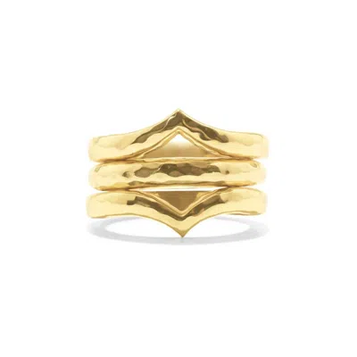 Capucine De Wulf Women's Cleopatra Stacking Ring In Gold
