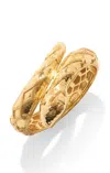 Capucine De Wulf Women's Earth Goddess Serpentina Hinged Bangle Bracelet In Gold In Gold