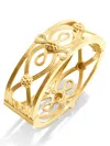 Capucine De Wulf Women's Monique Hinged Bangle Bracelet In Gold In Gold