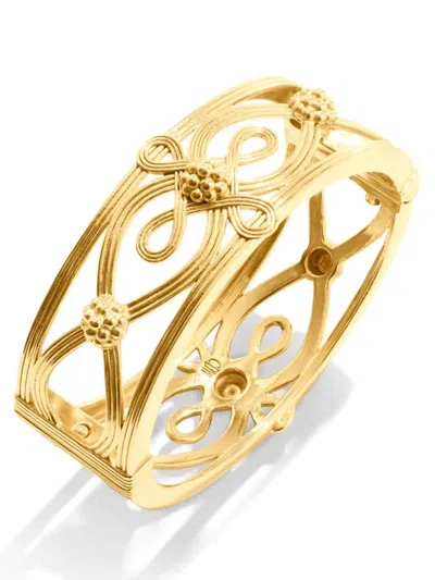 Capucine De Wulf Women's Monique Hinged Bangle Bracelet In Gold