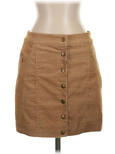 Pre-owned Capulet Casual Skirt In Tan