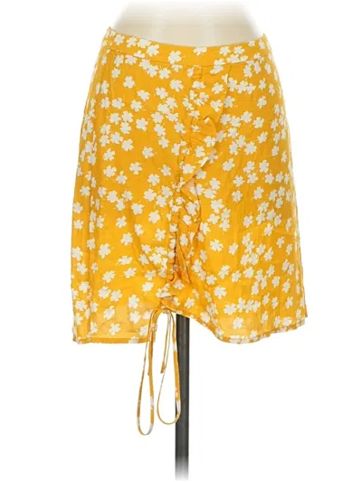 Pre-owned Capulet Casual Skirt In Yellow