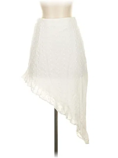 Pre-owned Capulet Formal Skirt In White