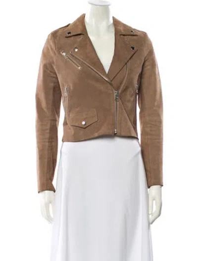 Pre-owned Capulet Leather Biker Jacket In Brown
