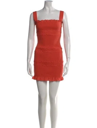 Pre-owned Capulet Linen Mini Dress In Orange