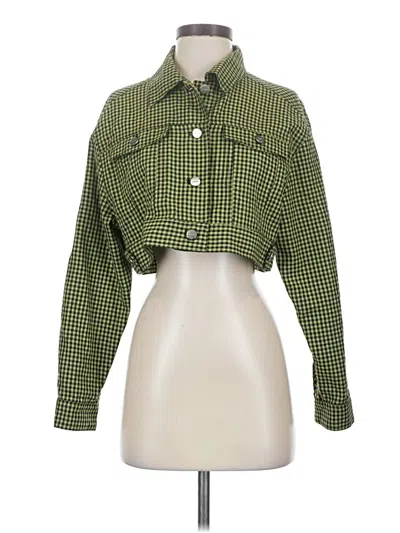 Pre-owned Capulet Long Sleeve Blouse In Green