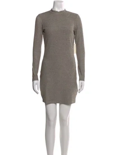 Pre-owned Capulet Mock Neck Mini Dress W/ Tags In Neutral