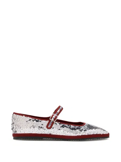 Capulette Bambinetta Pietra Ballet Flats In Silver