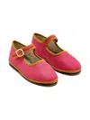 Capulette Buckle-strap Ballerina Shoes In Pink