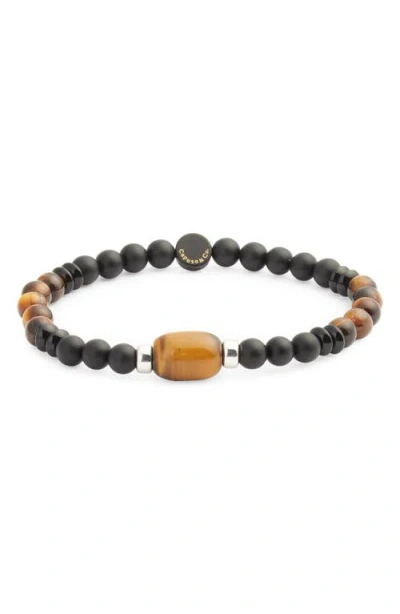 Caputo & Co Barrel Beaded Stretch Bracelet In Multi