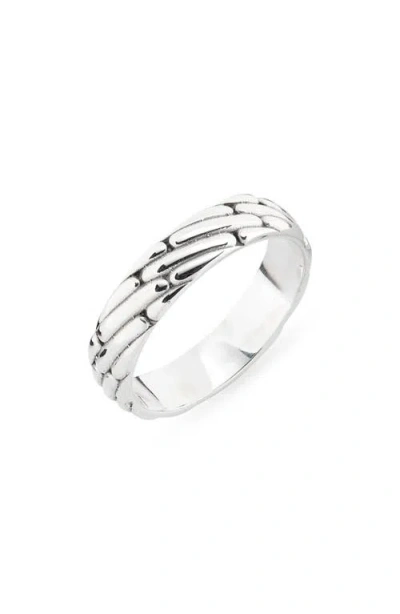 Caputo & Co Braid Motif Sterling Silver Ring