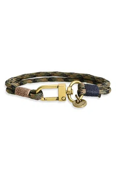 Caputo & Co . Camo Paracord Bracelet In Multi