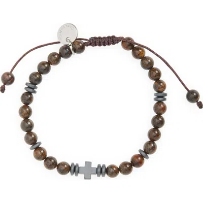 Caputo & Co Cross Slider Bracelet