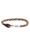Caputo & Co Macramé Bracelet In Multi