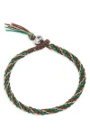 Caputo & Co Macramé Knotted Stripe Bracelet