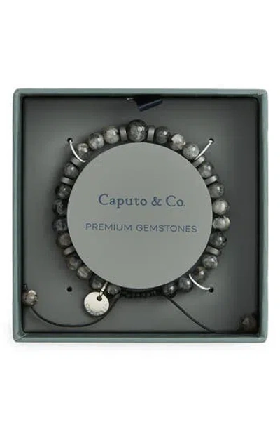 Caputo & Co . Origin Semiprecious Beaded Bracelet In Purple