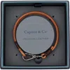 Caputo & Co Swivel Craftman Leather Bracelet In Brown