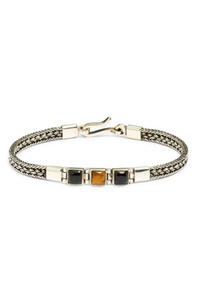 Caputo & Co . Triple Cabochon Artisan Bracelet In Neutral