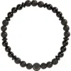 Caputo & Co Ubud Stretch Bracelet In Black