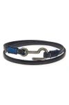 Caputo & Co Utility Hook Leather Bracelet