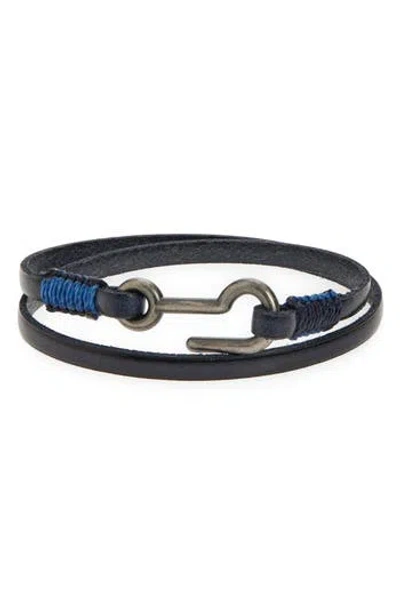 Caputo & Co Utility Hook Leather Bracelet