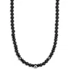 Caputo & Co . Evil Eye Beaded Necklace In Black